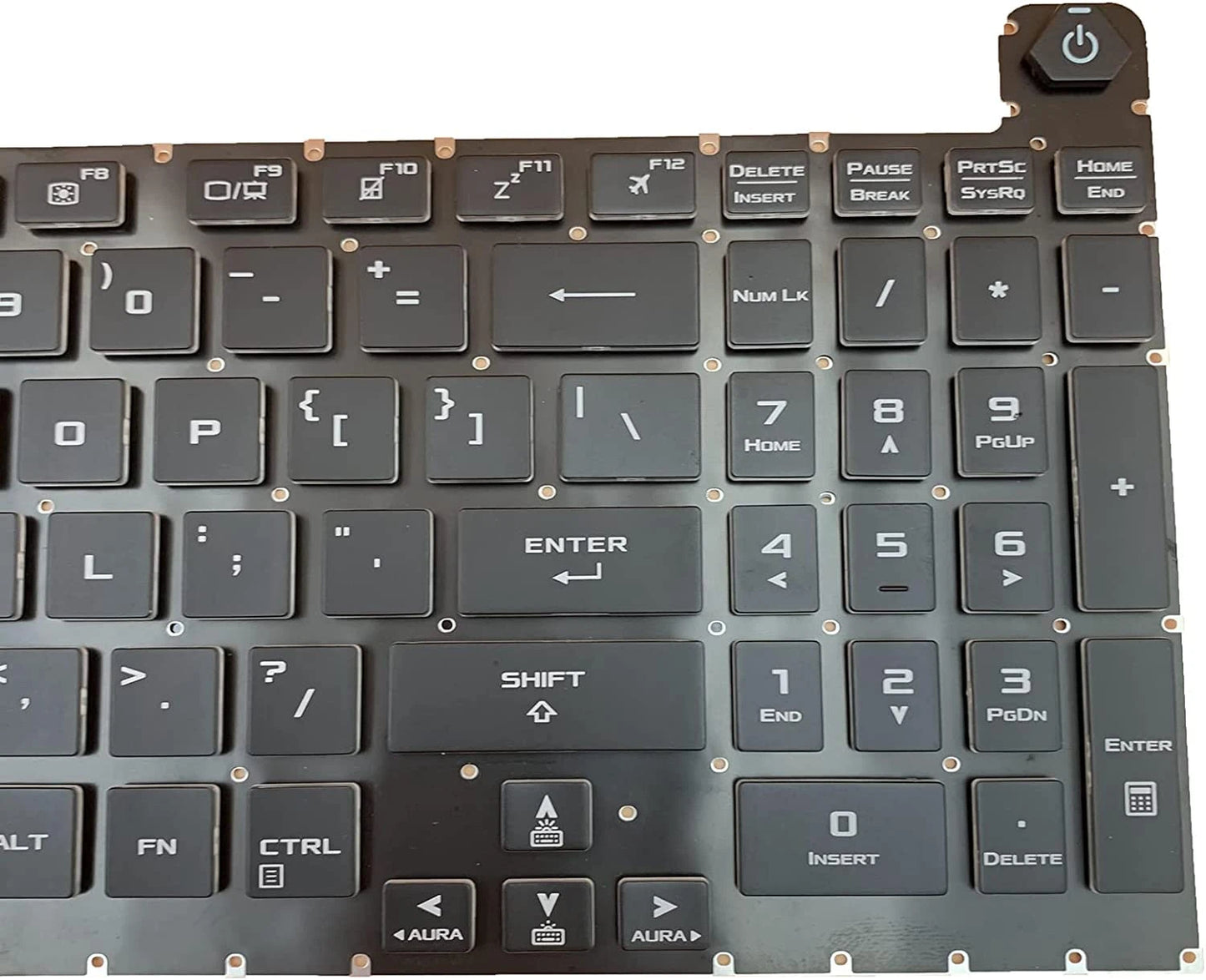 LappyPower Laptop Keyboard for ASUS FX506 / FX566 / FA506 / FA706 Black with RGB Backlit