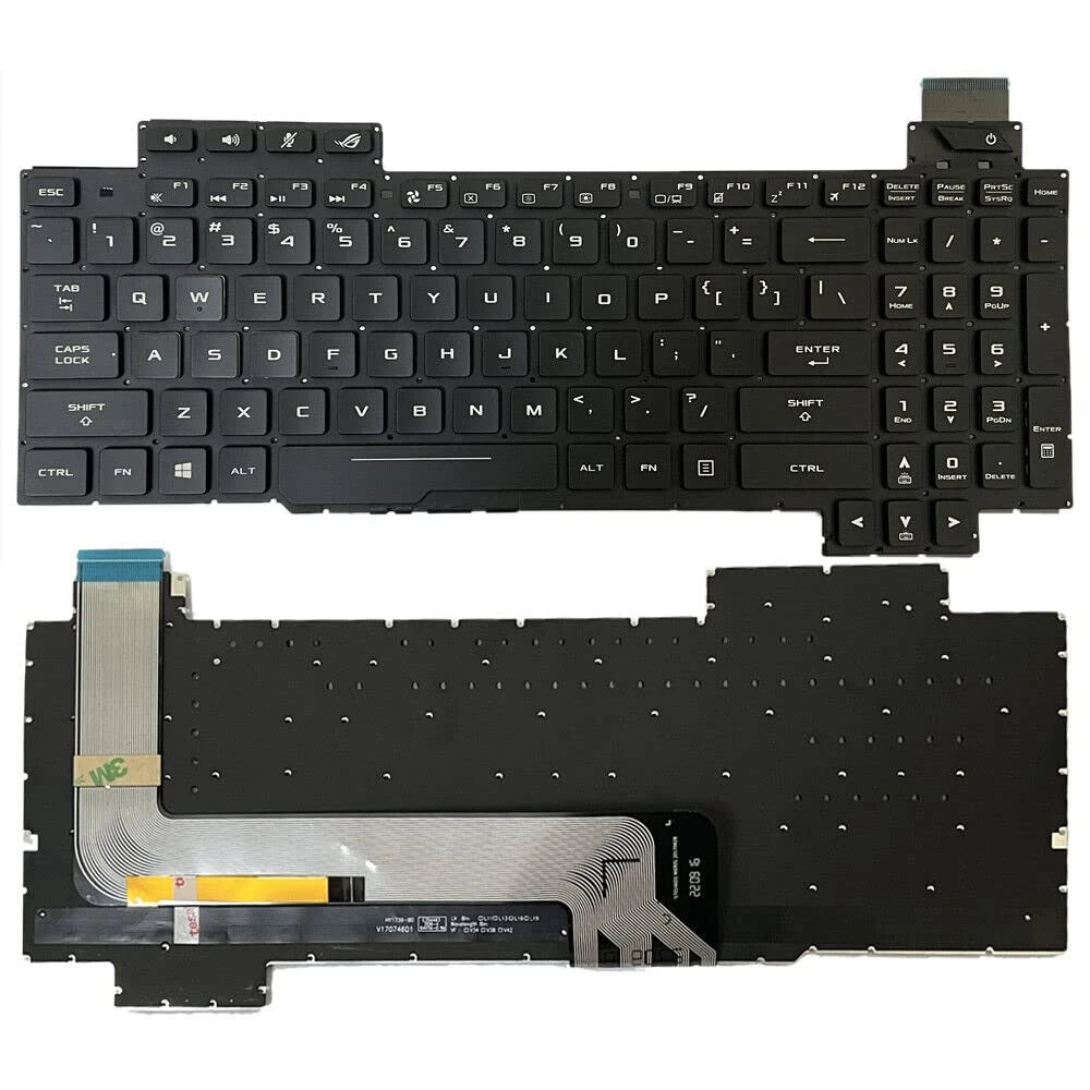 LappyPower Laptop Keyboard for Asus ROG Strix GL503 GL503V GL503VD GL503VS GL503VM GL503GE Series Black with Backlit