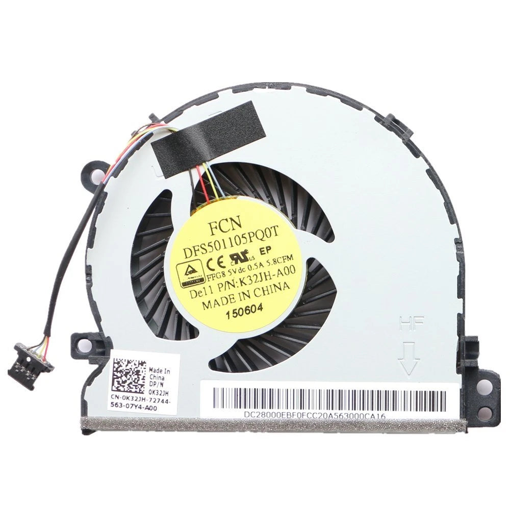 LappyPower Laptop CPU Cooling Fan for Dell Latitude E3450 E3550 (4 Pin)