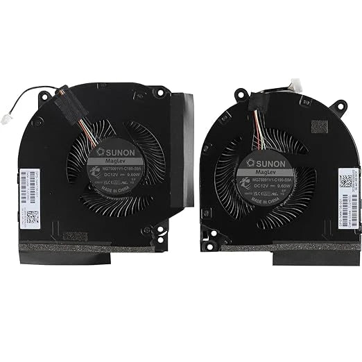 LappyPower Laptop CPU GPU Cooling Fan for HP Victus 9 16-R 12V PAIR (4 Pin)