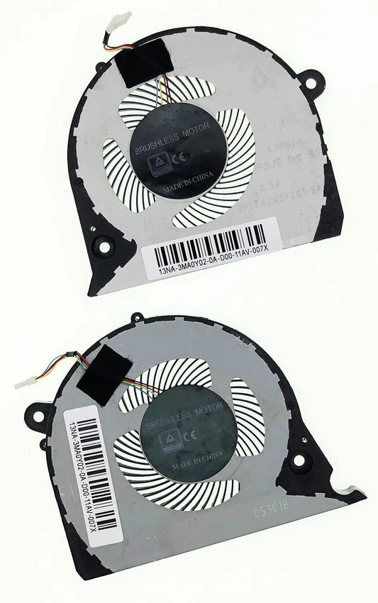 LappyPower Laptop CPU GPU Cooling Fan for DELL INSPIRON G7 15-7000, 15-7577, G7-7577, 15-7588, G7-7588, G5-5587 Pair (4 Pin)