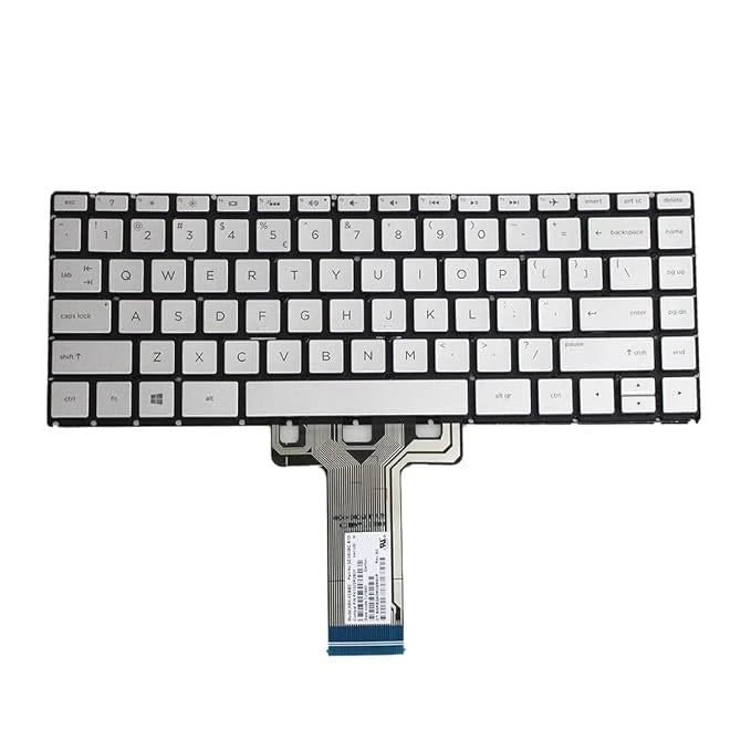 LappyPower Laptop Keyboard compatible for HP Pavilion 14-BA Series,14-BS Series, 14T-BA Series (Silver Backlight)