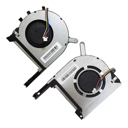 LappyPower Laptop CPU GPU Cooling Fan for Asus TUF Gaming A15 FA506 FA506IV FA506IU TUF506IV TUF506IU F15 FX506 FX506LI FX506LU PAIR (4 Pin)