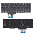 LappyPower Laptop Keyboard compatible for Dell Precision 7530 7540 7730 7740 Black with Backlight and Trackpad