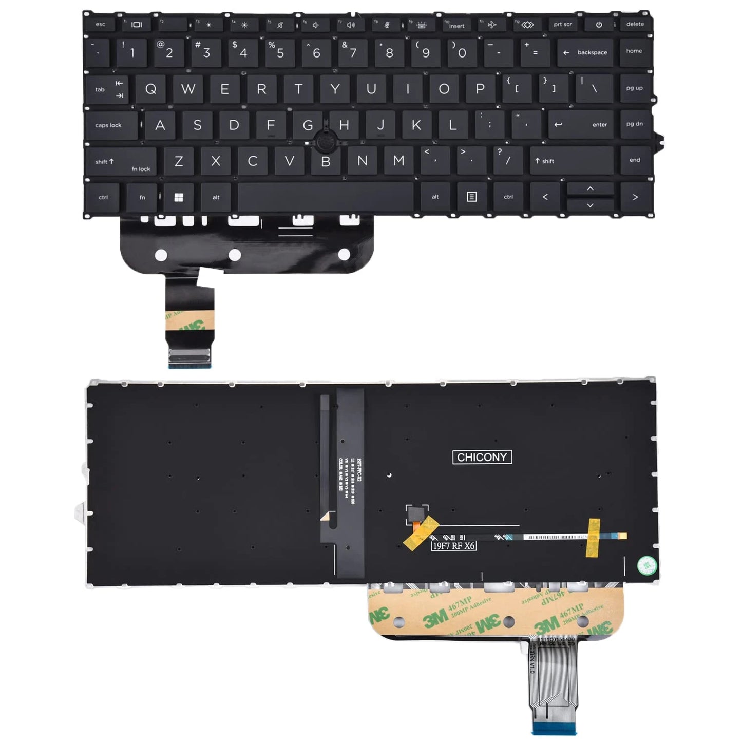 LappyPower Laptop Keyboard compatible for HP ELITEBOOK 745 G7 745 G8 840 G7 840 G8 with Mouse Pointer & Backlight