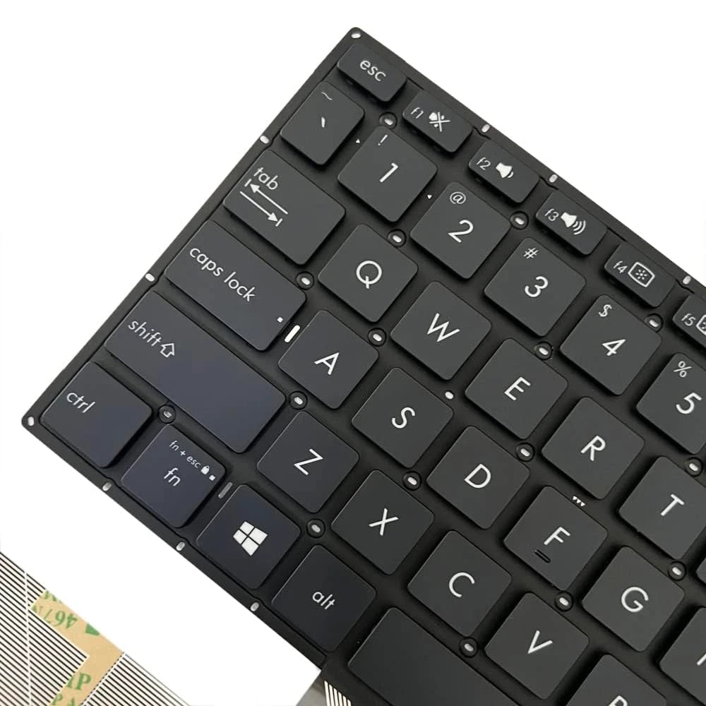 LappyPower Laptop Keyboard for Asus F571G Black with Backlit