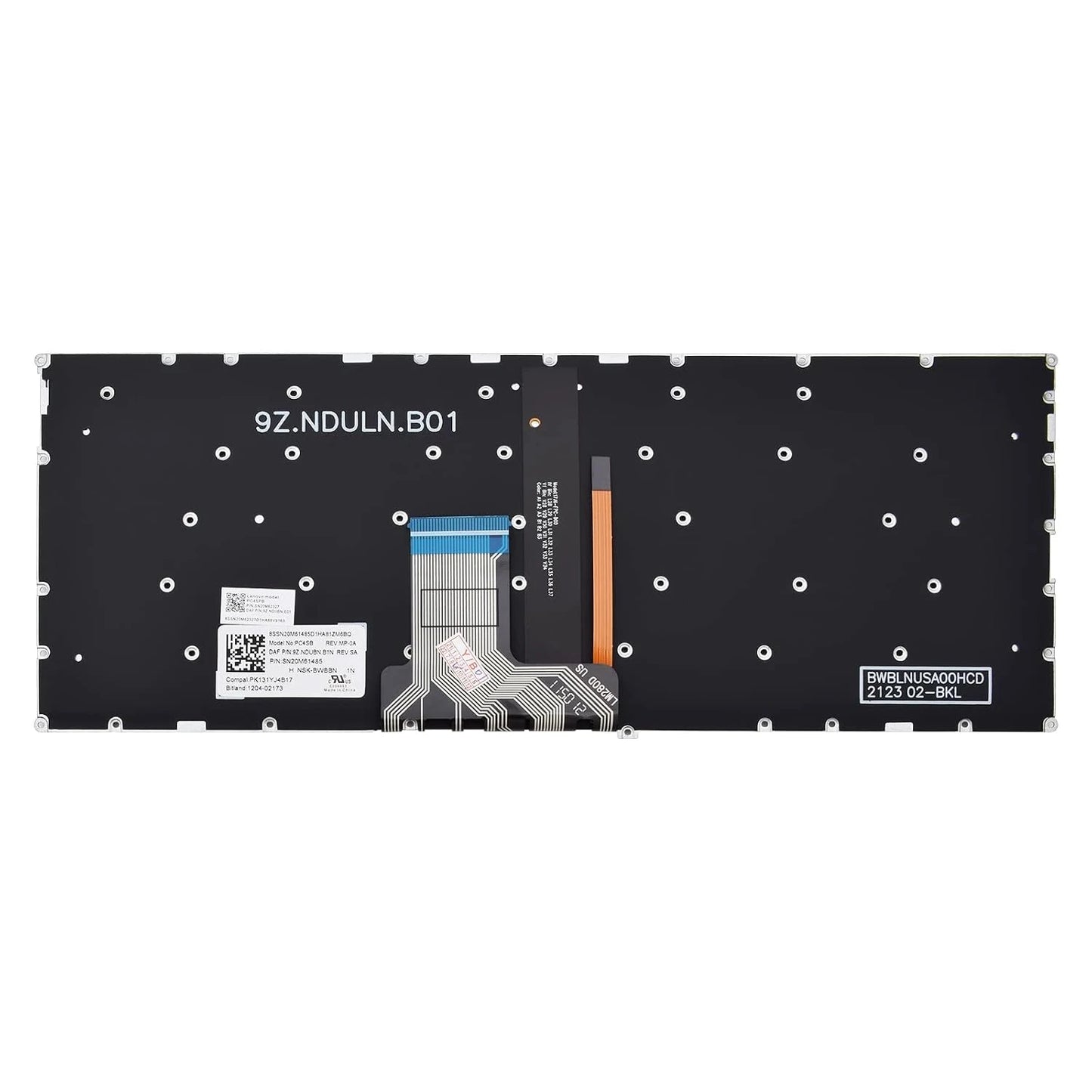 LappyPower Laptop Keyboard for Lenovo IdeaPad 320S-13IKB 720S-14IKB V720-14 V720-14IKB Gray with Backlit