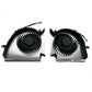 LappyPower Laptop CPU+GPU Cooling Fan for MSI GE75 GP75 GL75 WE75 Pair DC 5V (4 Pin)