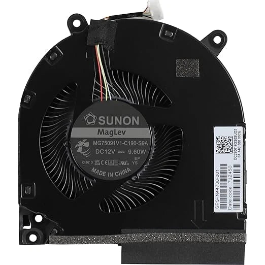 LappyPower Laptop CPU GPU Cooling Fan for HP Victus 9 16-R 12V PAIR (4 Pin)