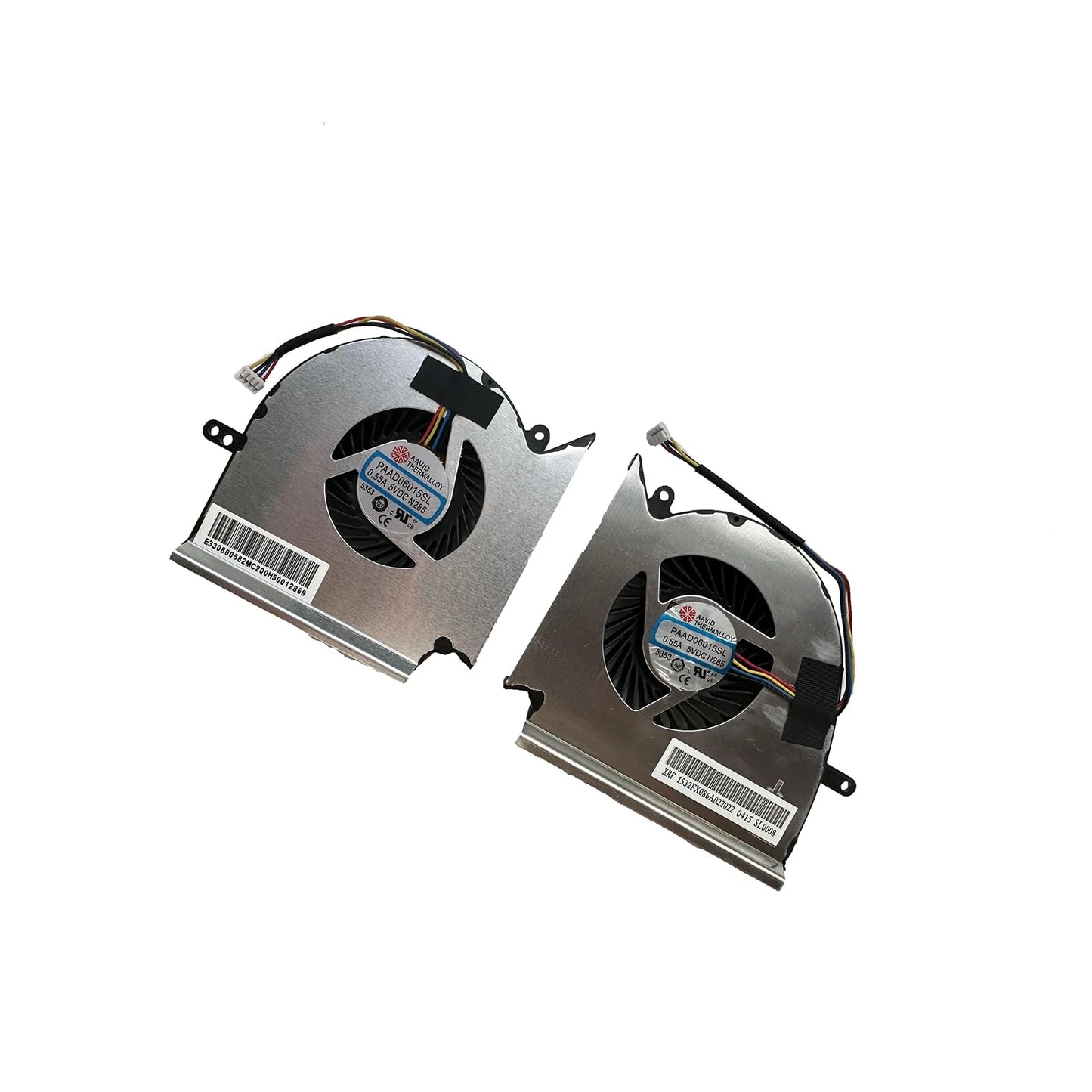 LappyPower Laptop CPU+GPU Cooling Fan for MSI GE75 GP75 GL75 WE75 Pair DC 5V (4 Pin)