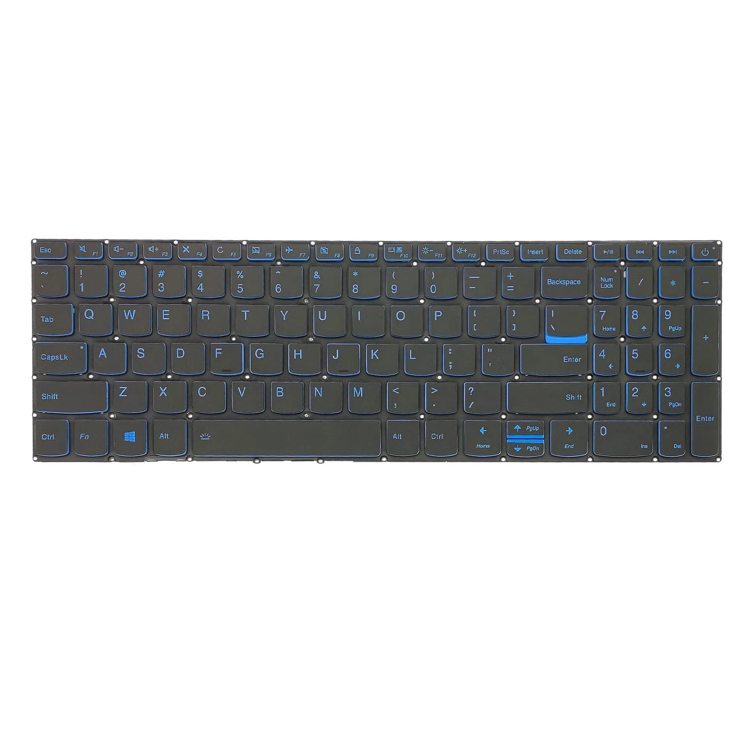LappyPower Laptop Keyboard for Lenovo IdeaPad L340-15 with Blue Backlight