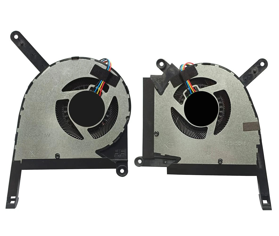 LappyPower Laptop CPU + GPU Cooling Fan PAIR for Asus TUF Gaming (2022-2023) FA507 FX507 Series, DC 12V (4 Pin)