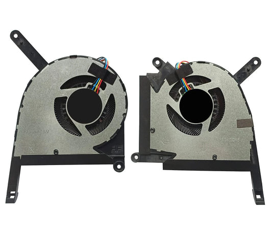 LappyPower Laptop CPU + GPU Cooling Fan PAIR for Asus TUF Gaming (2022-2023) FA507 FX507 Series, DC 12V (4 Pin)