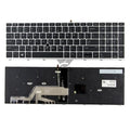 LappyPower Laptop Keyboard compatible for HP ProBook 650 G4 650 G5 655 G4 655 G5 Silver Frame with Trackpoint & Backlight