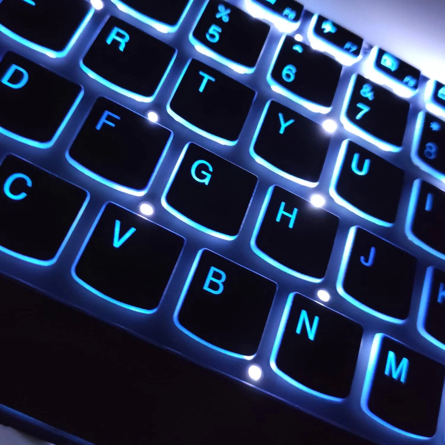 LappyPower Laptop Keyboard for Lenovo IdeaPad L340-15 with Blue Backlight