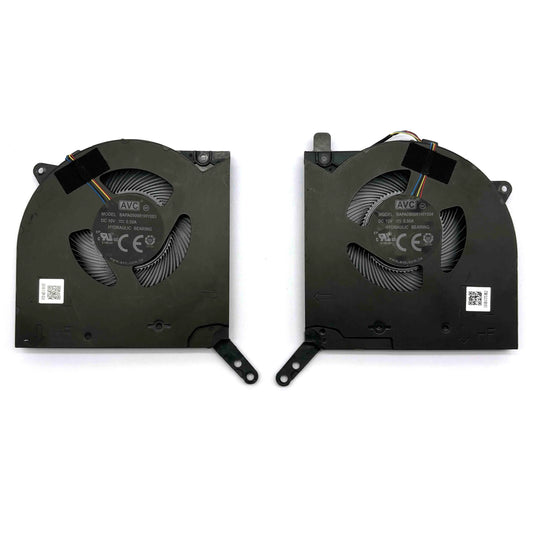 LappyPower Laptop CPU + GPU Cooling Fan for Lenovo Legion 5 Pro 16ACH6H (82JQ) 10V 0.8A P/N: BAPA0909R1HY003 BAPA0909R1HY004 (4 Pin)