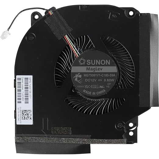 LappyPower Laptop CPU GPU Cooling Fan for HP Victus 9 16-R 12V PAIR (4 Pin)
