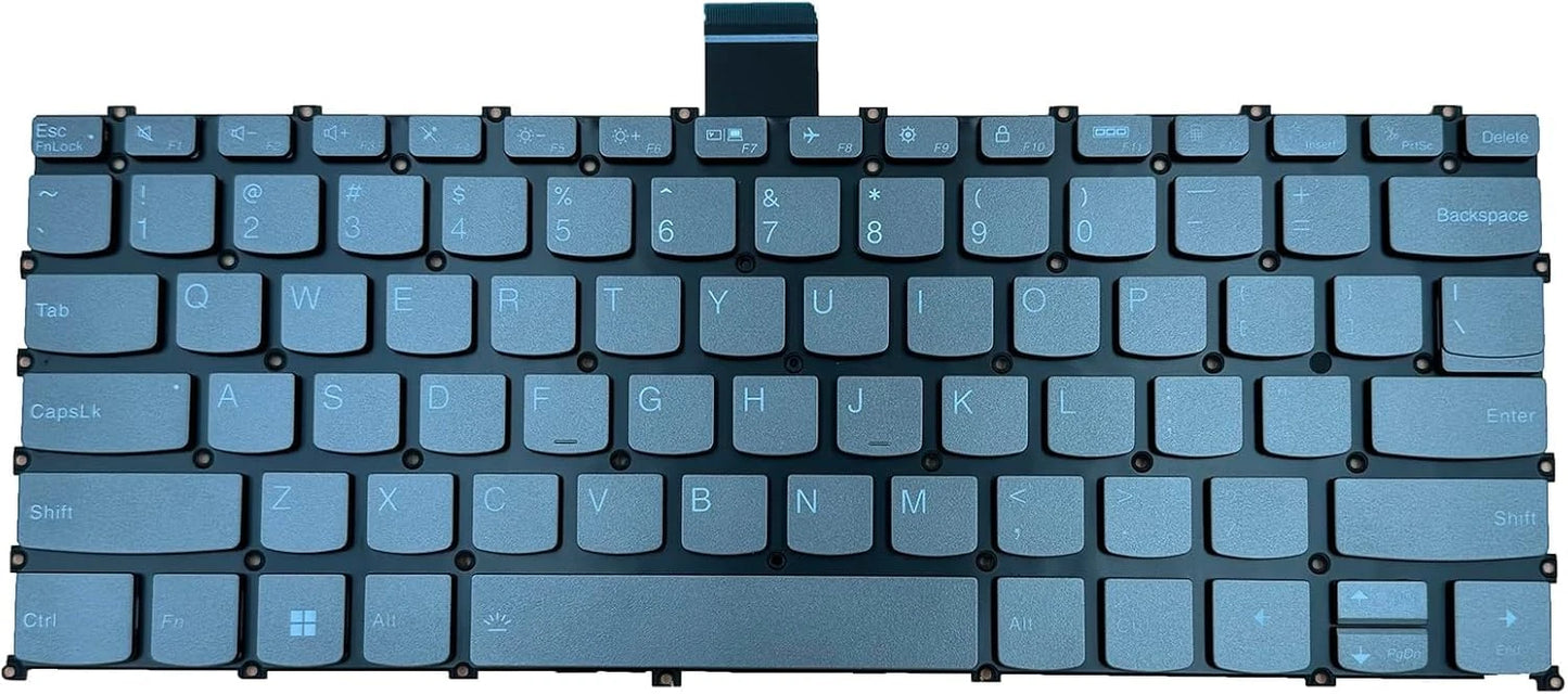 LappyPower Laptop Keyboard for Lenovo Yoga Slim 6 14APU8 14IAP8 14IRH8 14IRP8 Gray with Backlit