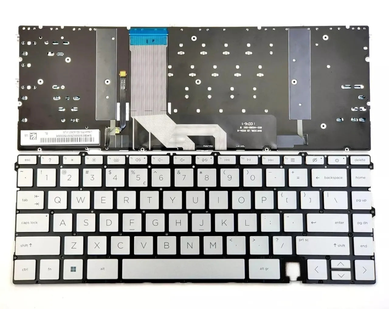 LappyPower Laptop Keyboard compatible for HP ENVY 15-EP 15T-EP 15t-ep100 15t-ep000 TPN-Q237 Silver Backlight