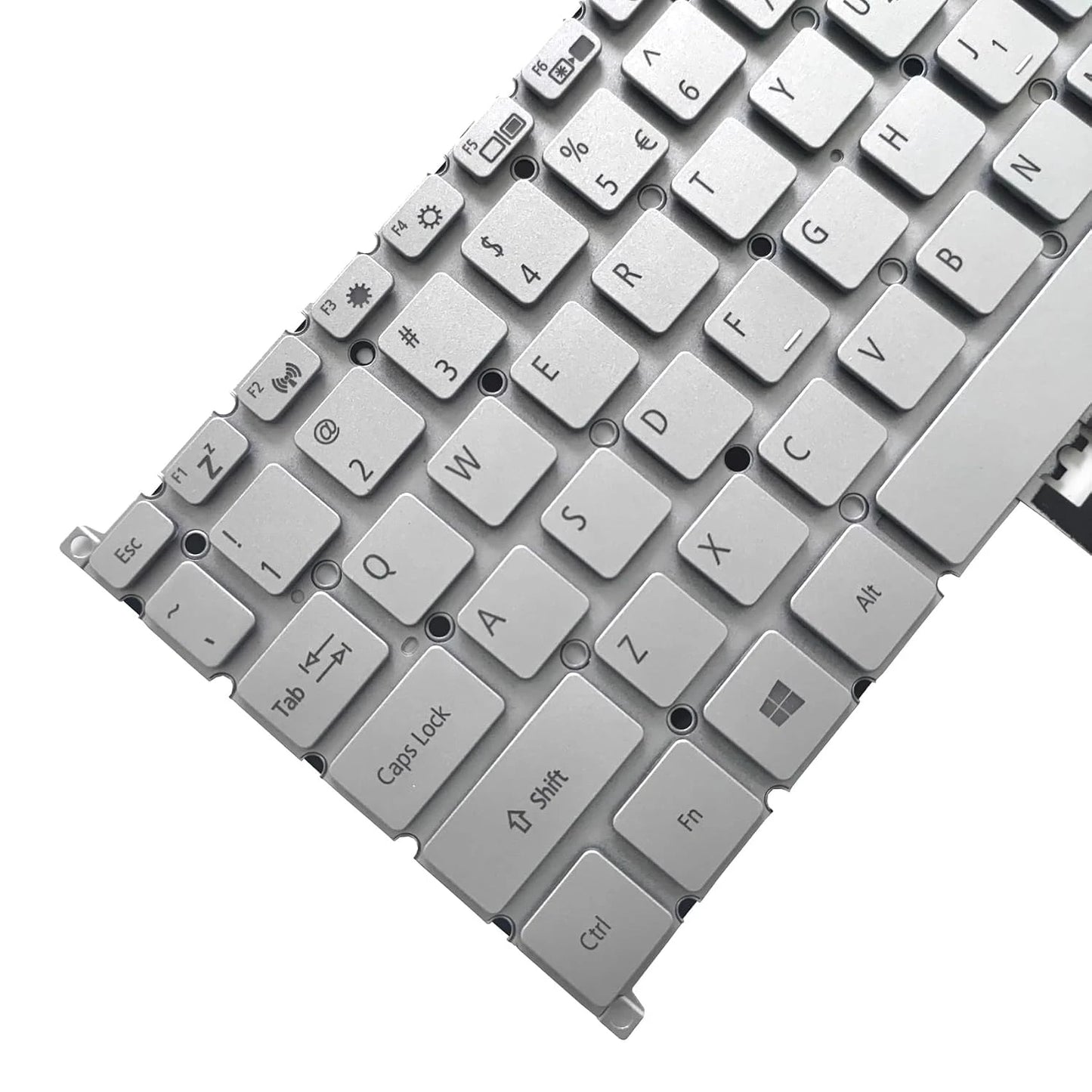 LappyPower Laptop Keyboard compatible for Acer Swift 3 SF313-51 SF314-56 SF314-57 SF314-57G SF314-42 Silver with Backlight