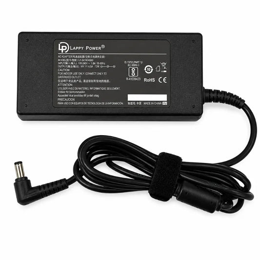 LappyPower Laptop Adapter compatible for Lenovo (120W 19.5V 6.15A) - 5.5mm x 2.5mm Pin