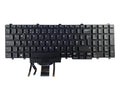 LappyPower Laptop Keyboard compatible for Dell Latitude E5550 E5570 E5580 Precision 15 17 7000 00JX78 UK BIG ENTER with Trackpad and Backlight