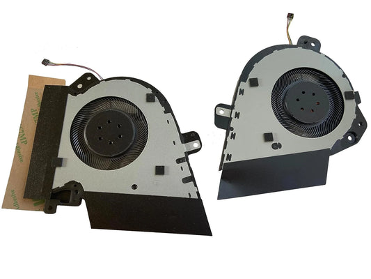 LappyPower Laptop CPU + GPU Cooling Fan for ASUS ROG Zephyrus GA502, GA502DU, GA502IV, GA502IU 5V Pair (4 Pin)