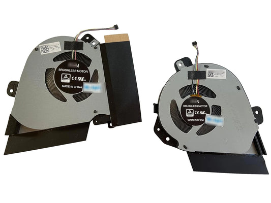 LappyPower Laptop CPU + GPU Cooling Fan for ASUS ROG Zephyrus GA502, GA502DU, GA502IV, GA502IU 5V Pair (4 Pin)