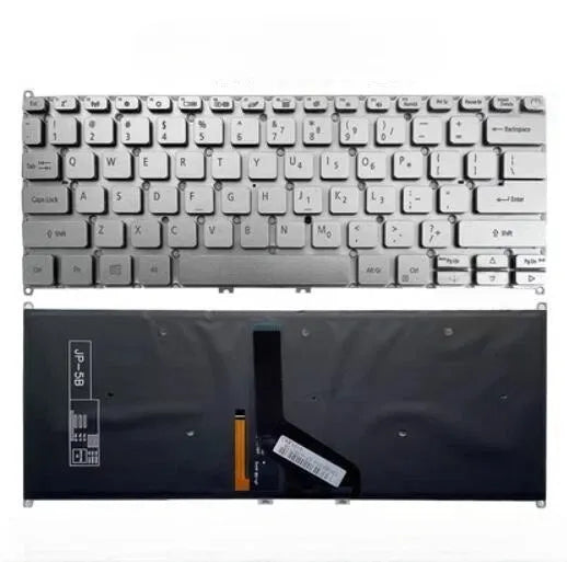 ACER Swift 3 SF314-54 SF314-55 SF31 4-59 N19C4 Silver Backlight Keyboard