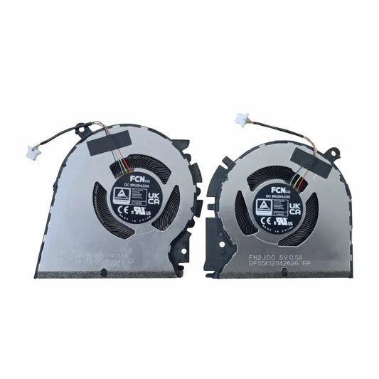 LappyPower Laptop CPU + GPU Cooling Fan for Asus VivoBook M3400QA M3401Q Series Pair (4 Pin)