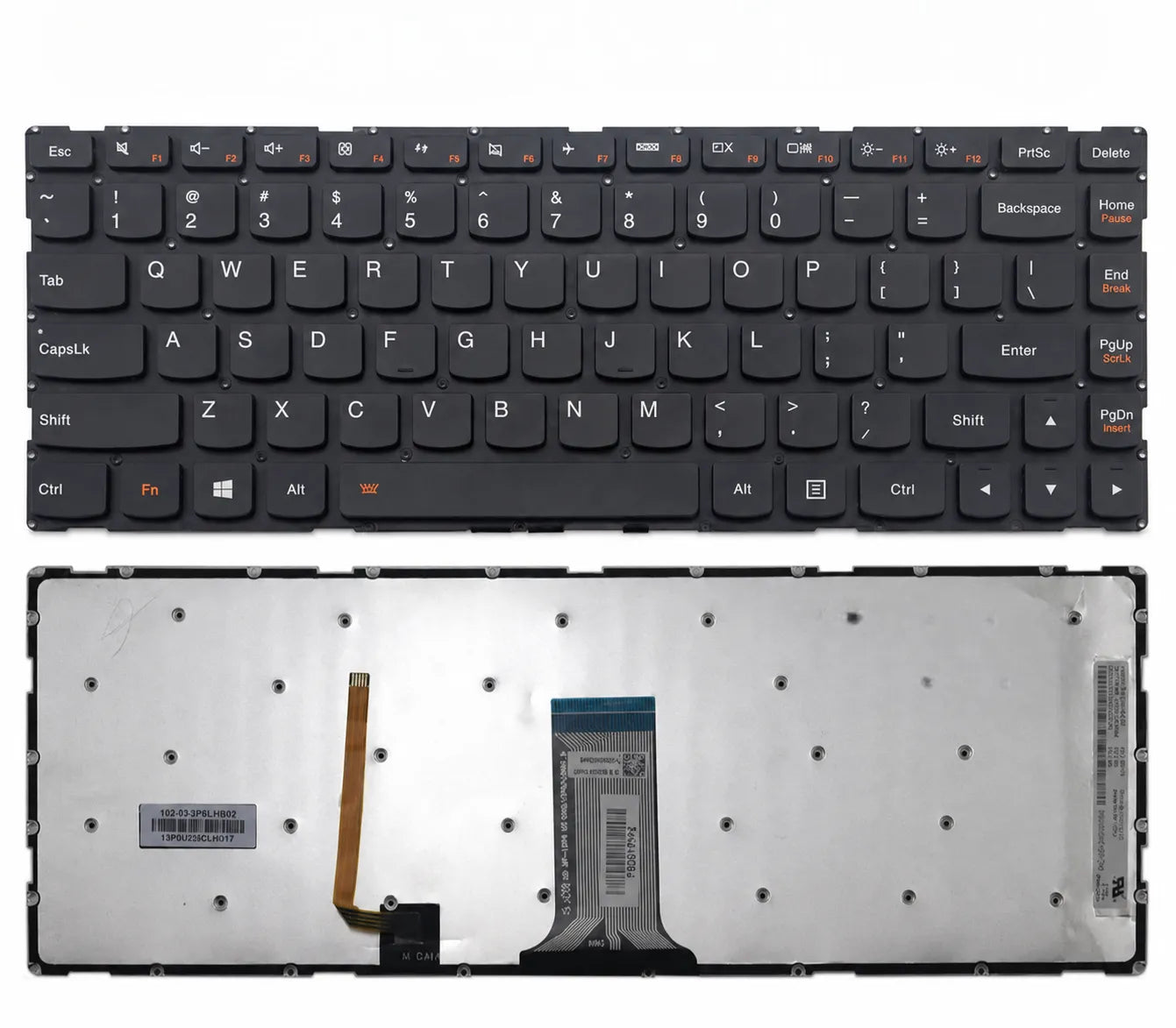 LappyPower Laptop Keyboard for Lenovo IdeaPad Yoga 500-14IBD 500-14IHW 500-14ISK Series with Backlit