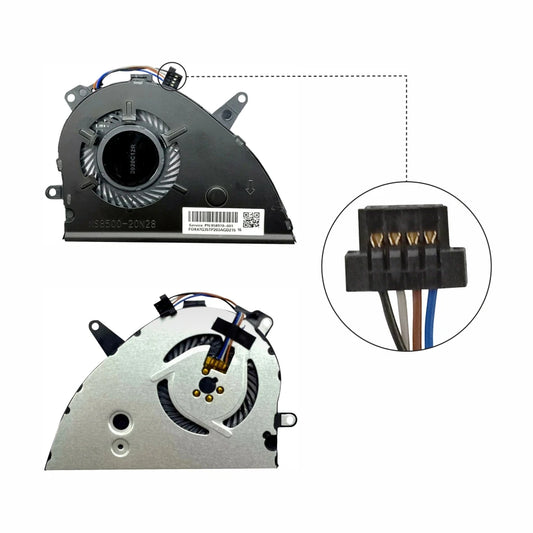 LappyPower Laptop CPU Cooling Fan for HP Pavilion 15T-CS 15-CW 15-CS Big Series (4 Pin)