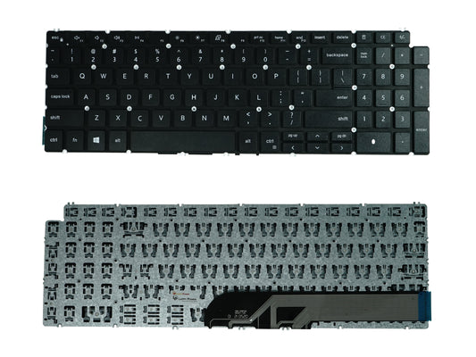 Laptop Keyboard compatible for DELL 15-7590 ( KEY CUT NUMERIC ) 3593 / 5593