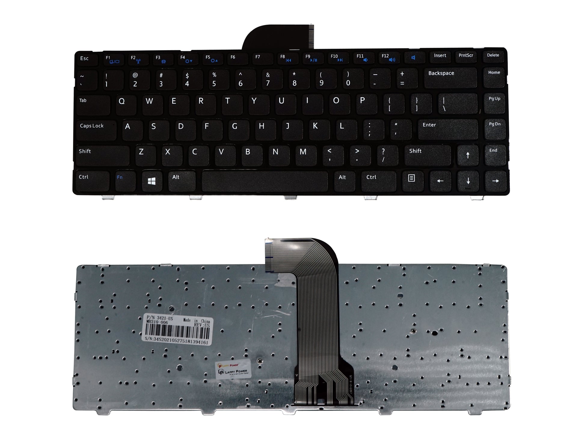 Laptop Keyboard compatible for DELL 3421