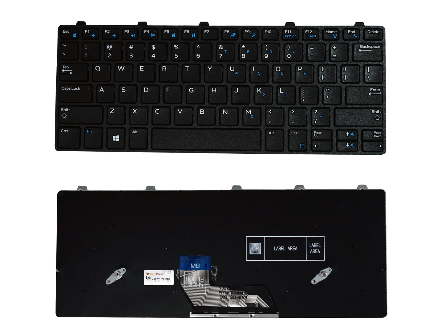 Laptop Keyboard compatible for DELL E3380 WITHOUT ON OFF