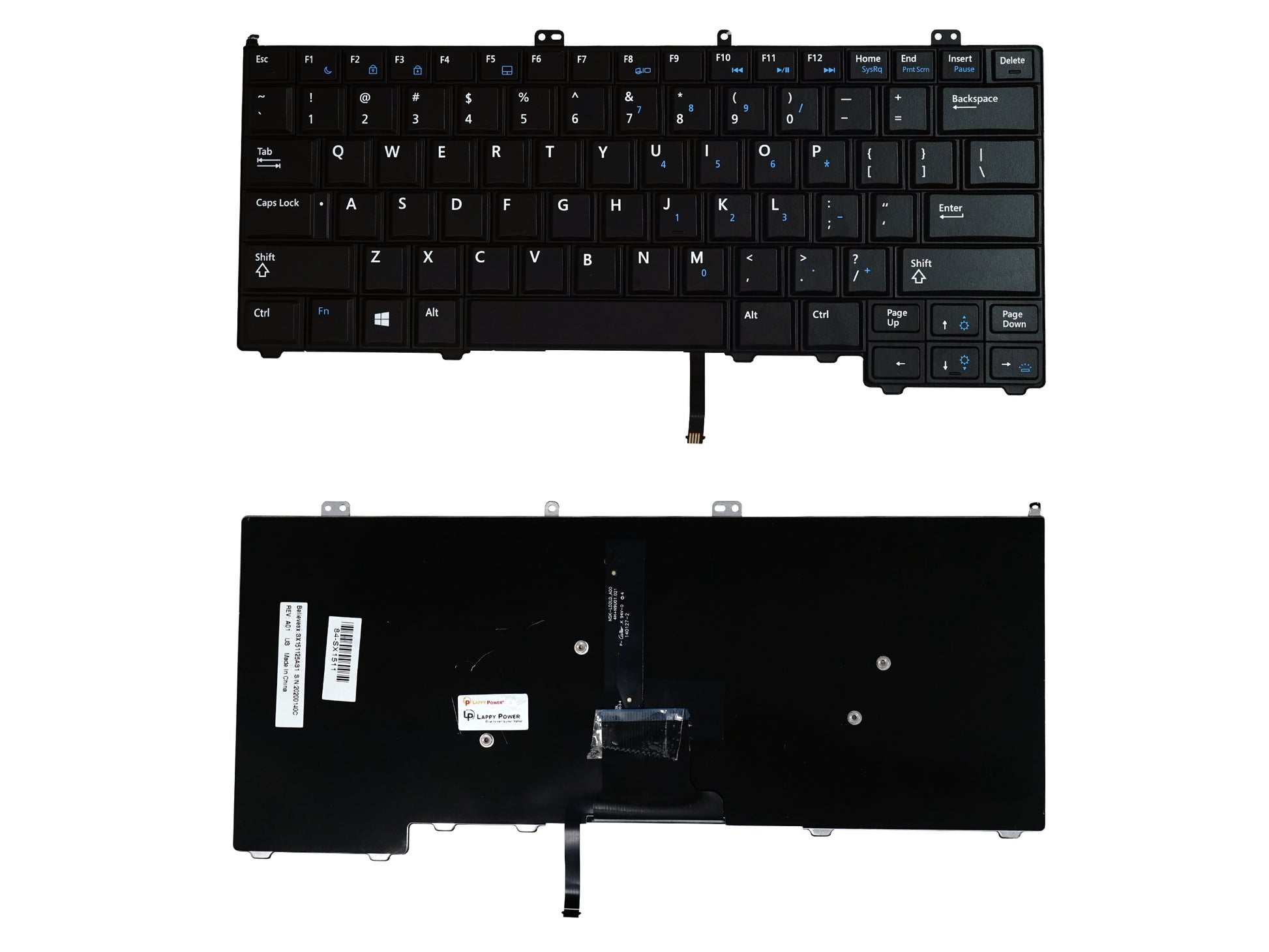 Laptop Keyboard compatible for DELL E7440 BACKLIGHT / E7240 / E5270