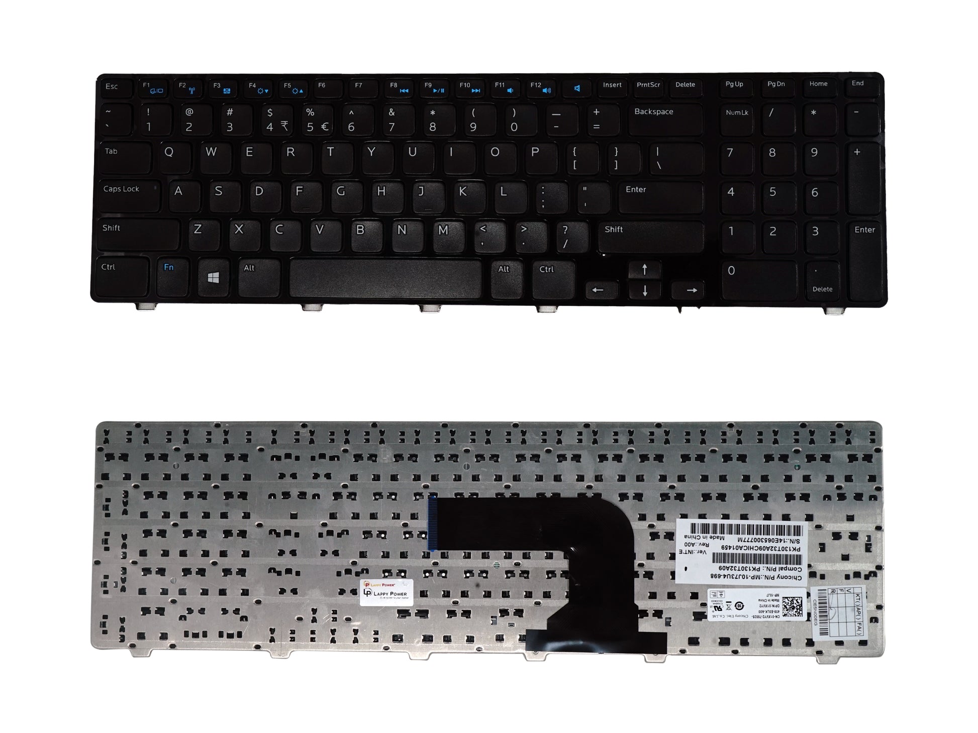 Laptop Keyboard compatible for DELL 3721