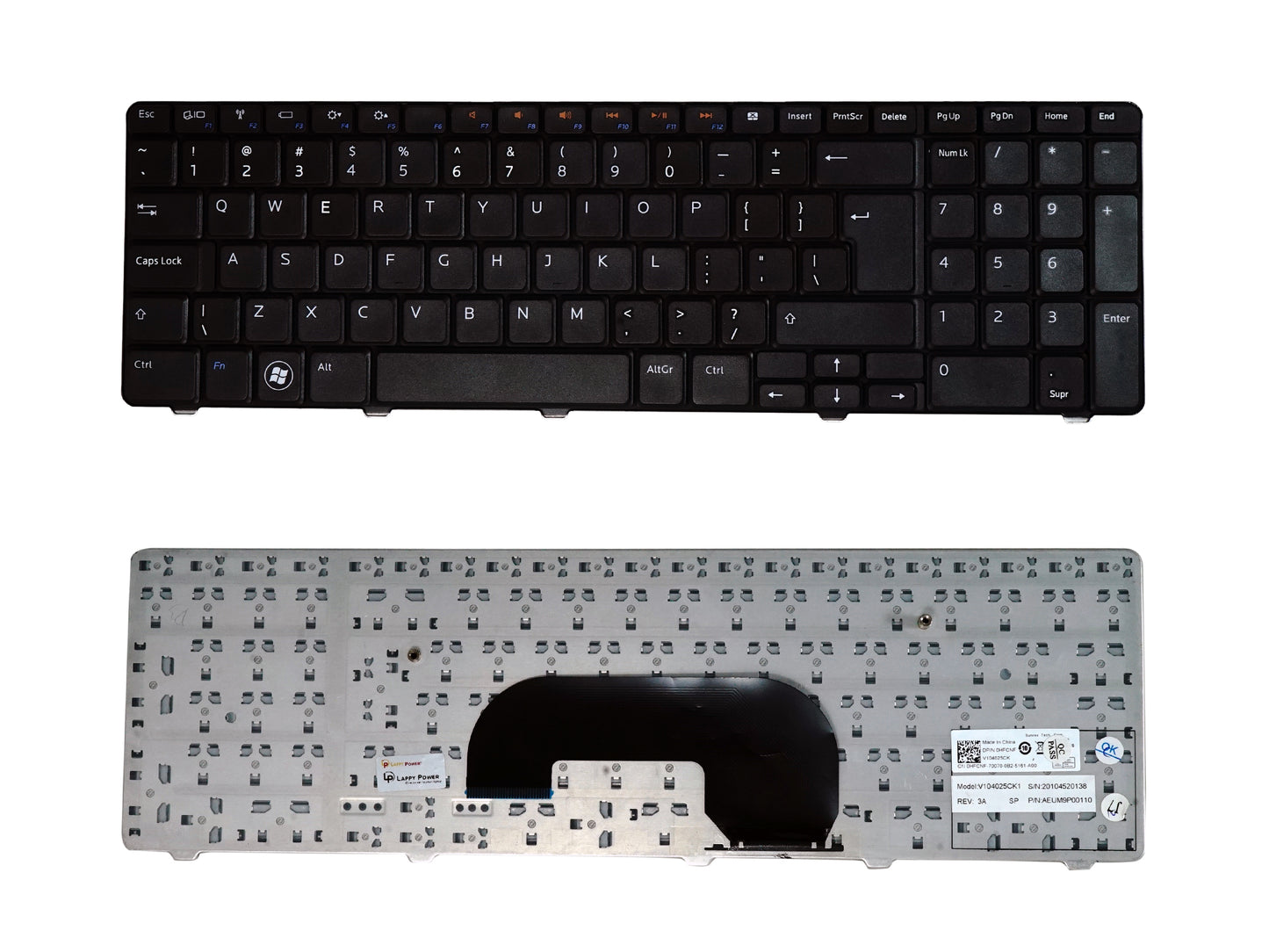 Laptop Keyboard compatible for DELL 17R 7010