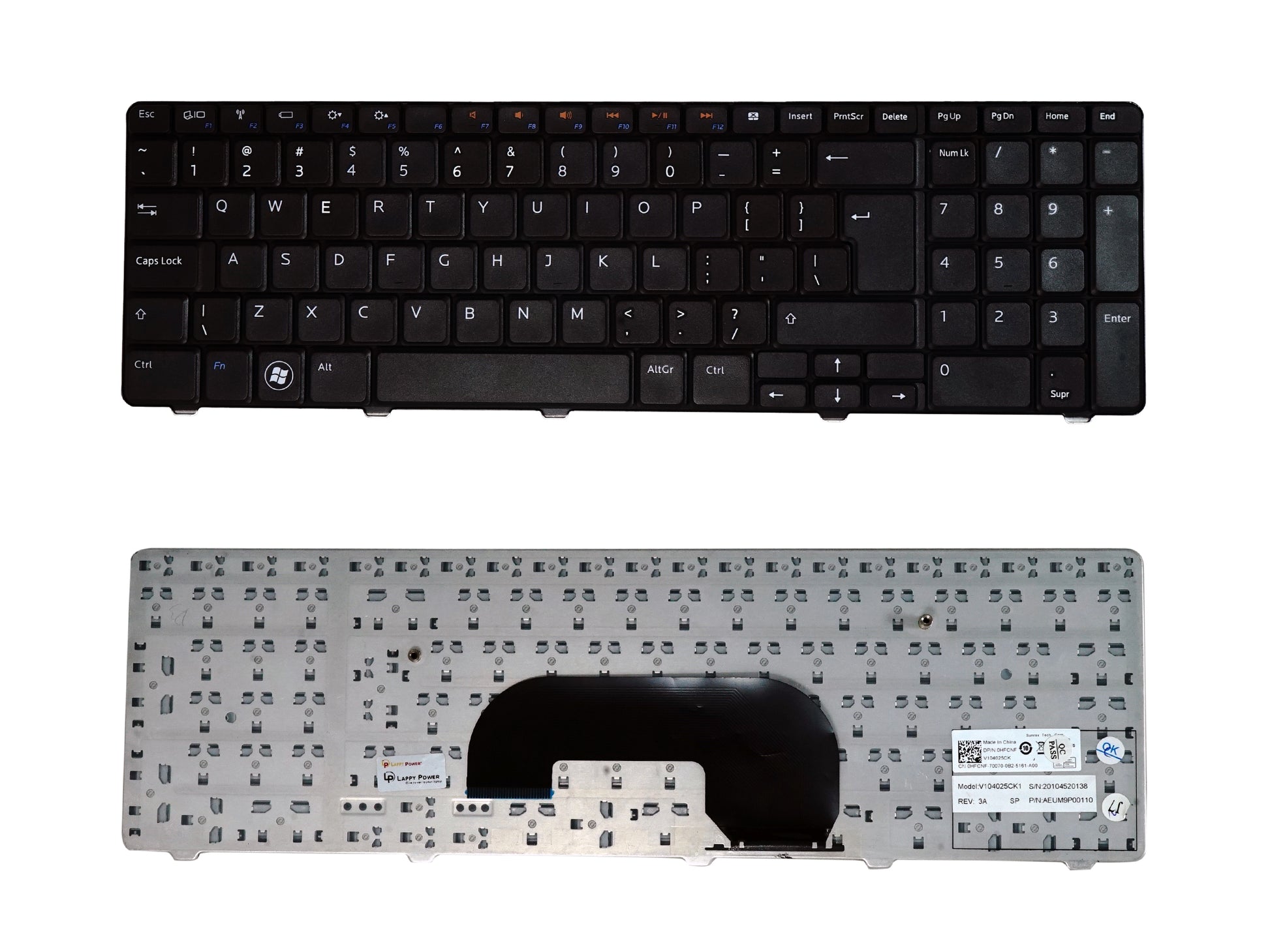 Laptop Keyboard compatible for DELL 17R 7010
