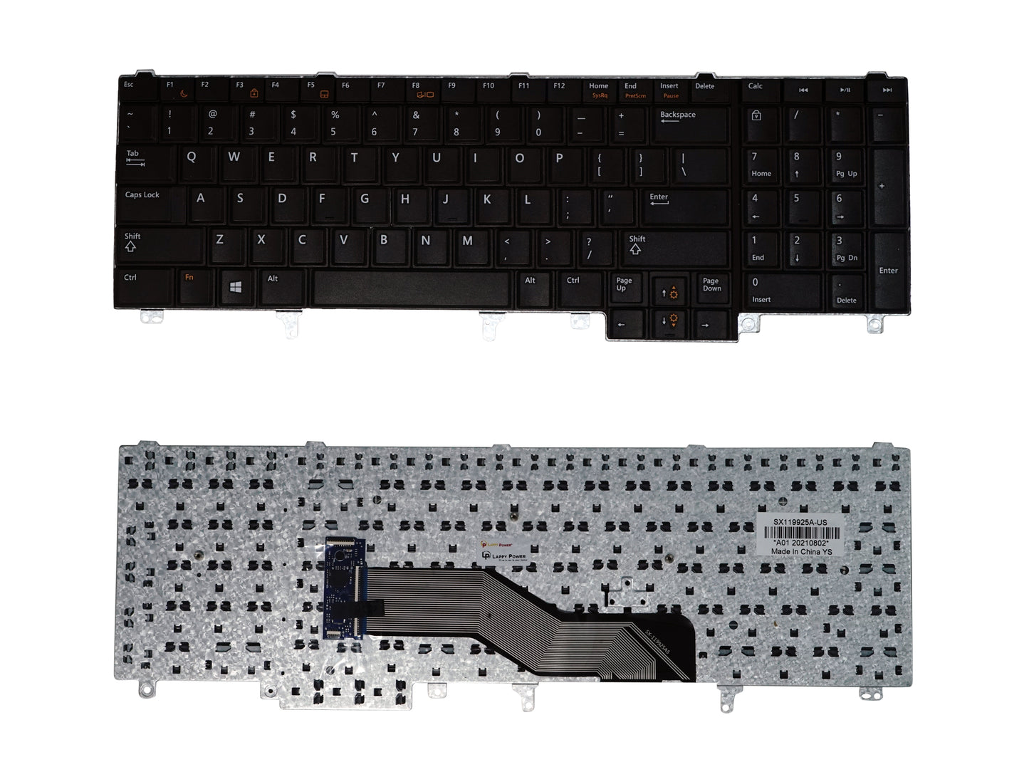 Laptop Keyboard compatible for DELL E6520 E5520 DELL PRECISION M4600 NUMERIK WITH MOUSE