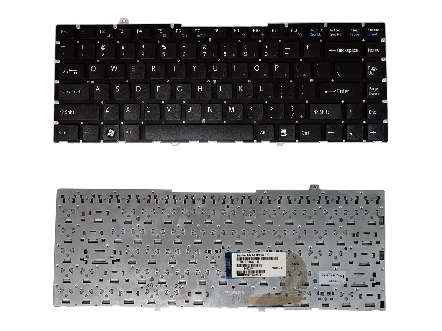 Laptop Keyboard compatible for SONY FW BLACK