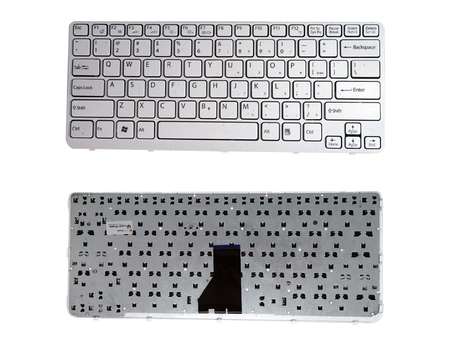 Laptop Keyboard compatible for SONY SVE141 WHITE