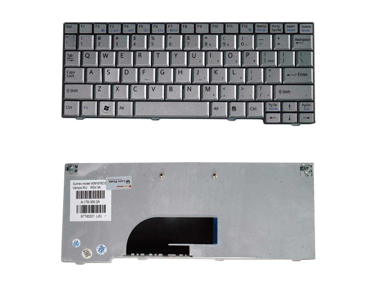 Laptop Keyboard compatible for SONY M SERIES SILVER