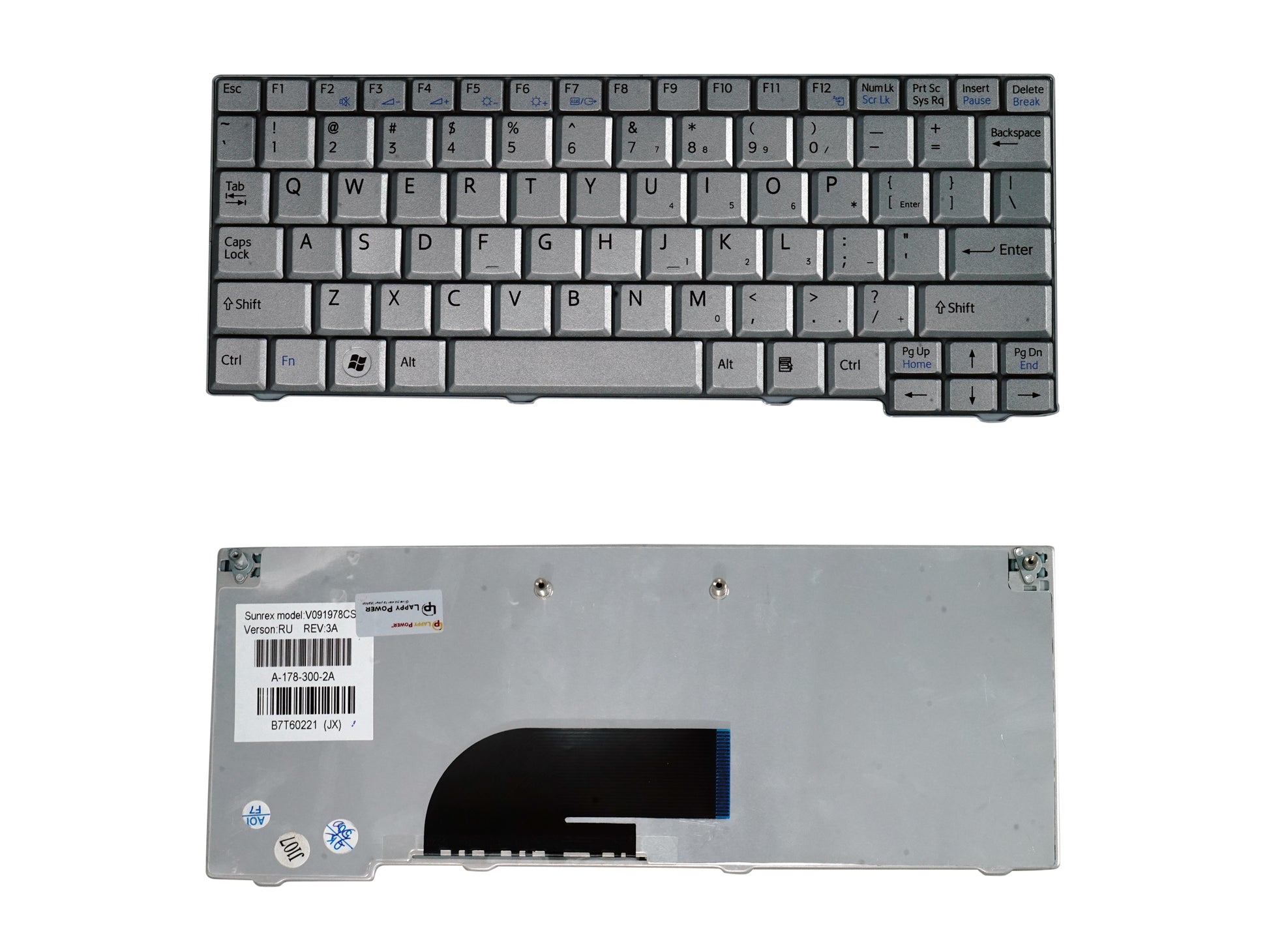 Laptop Keyboard compatible for SONY M SERIES SILVER