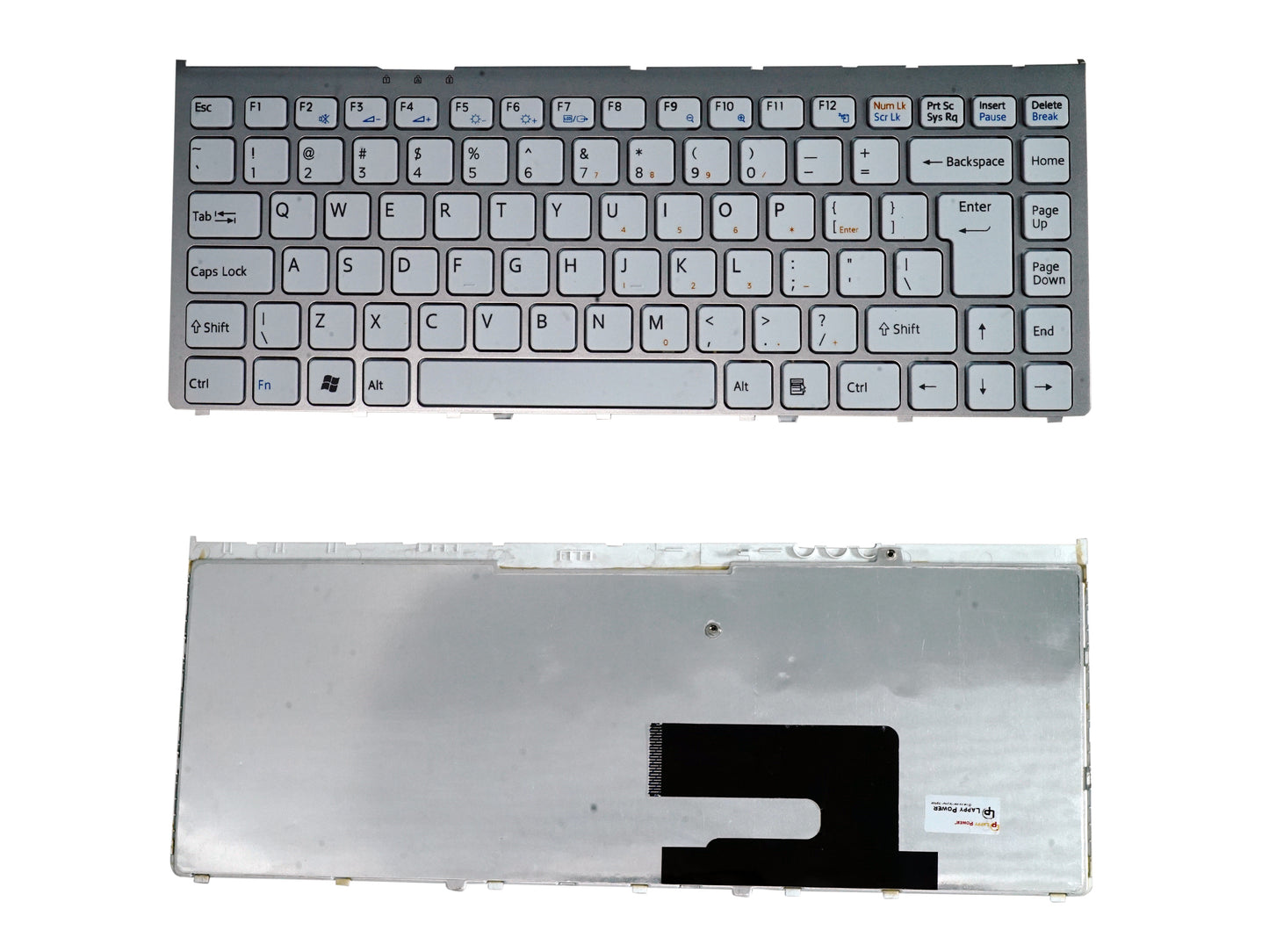 Laptop Keyboard compatible for SONY FW WHITE