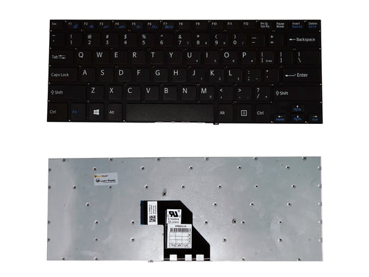 Laptop Keyboard compatible for SONY SVF14 BLACK