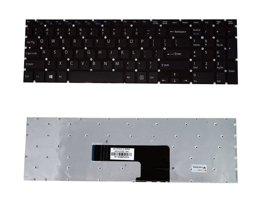 Laptop Keyboard compatible for SONY SVF15 BLACK