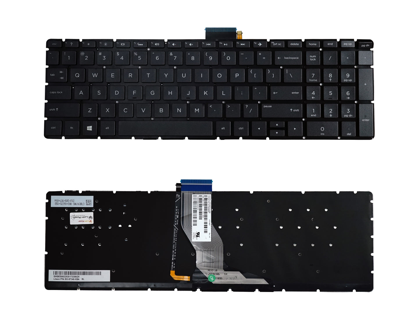 Laptop Keyboard compatible for HP 15BS / 15CC BLACK BACKLIGHT