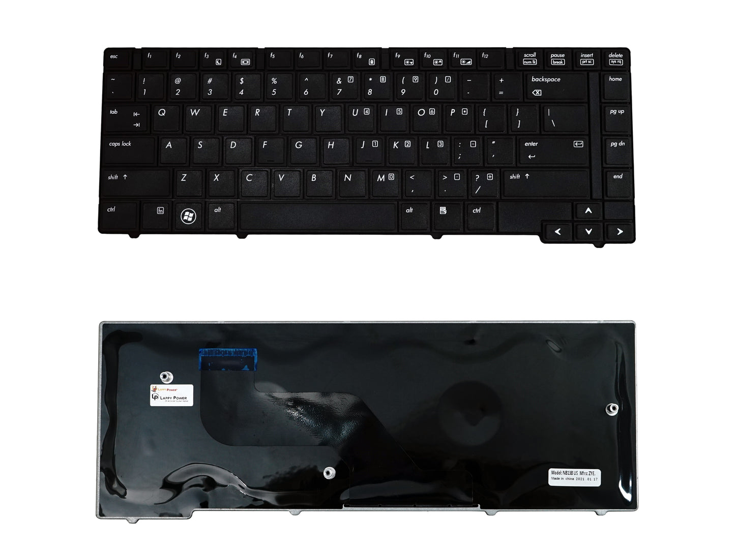 Laptop Keyboard compatible for HP 6450B WITHOUT MOUSE WITHOUT NUMERIC