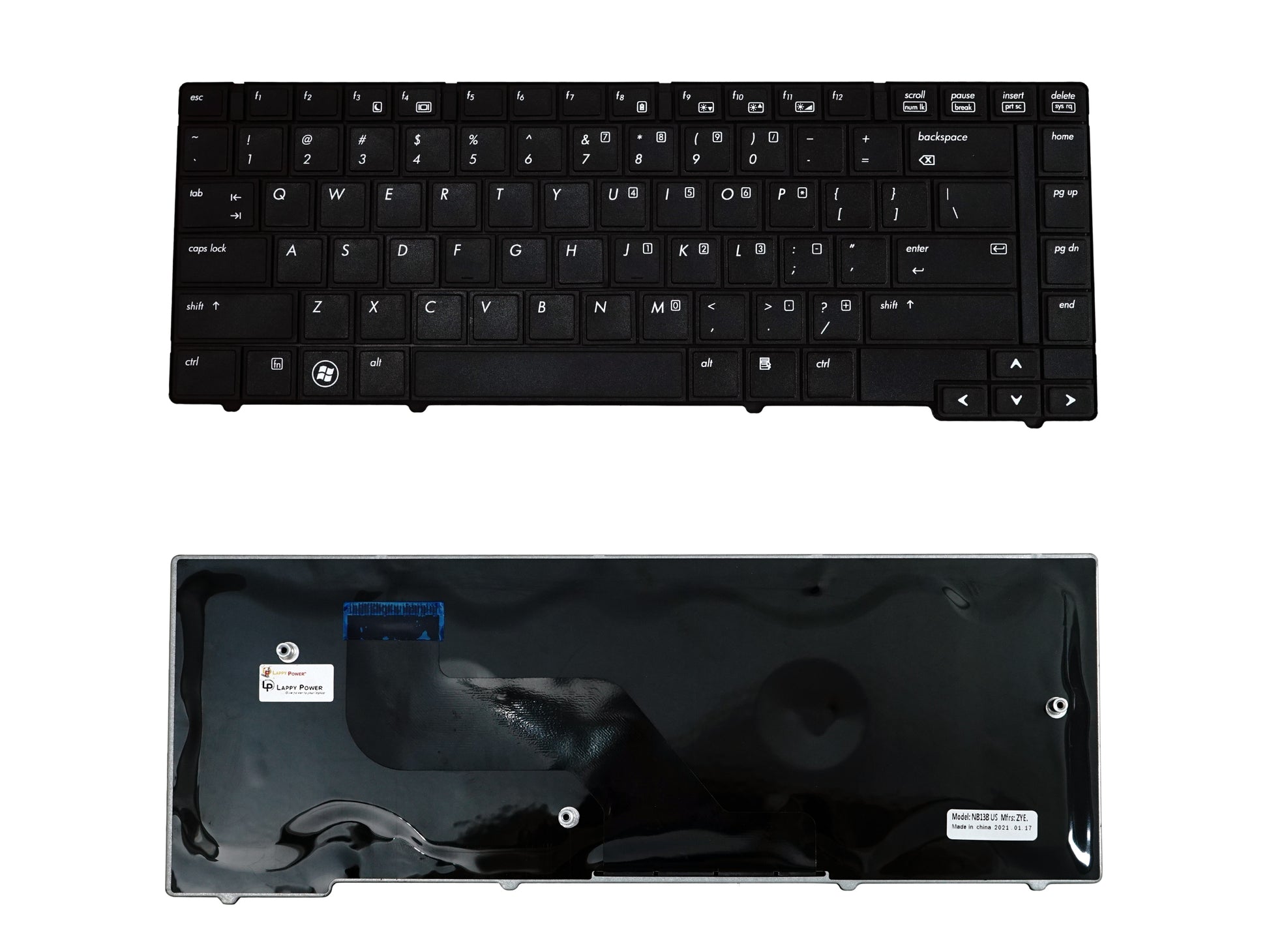 Laptop Keyboard compatible for HP 6450B WITHOUT MOUSE WITHOUT NUMERIC